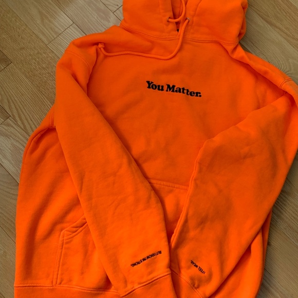YOU MATTER HOODIE (Orange) - Picture 3 of 5